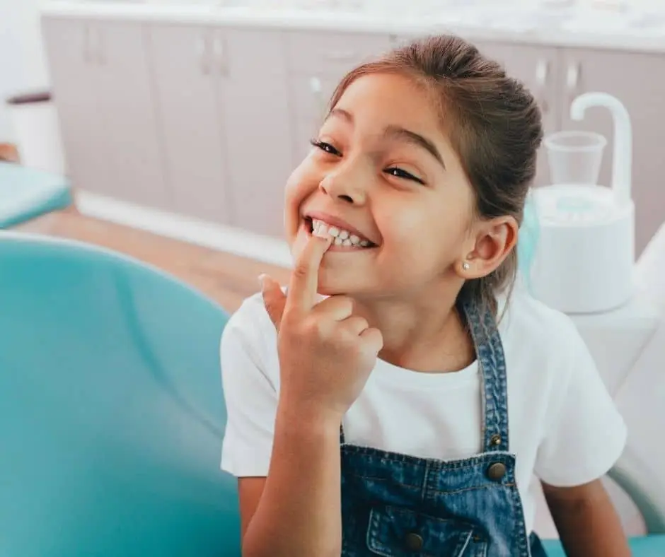 healthy smiling girl